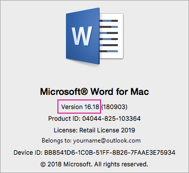 office for mac serial